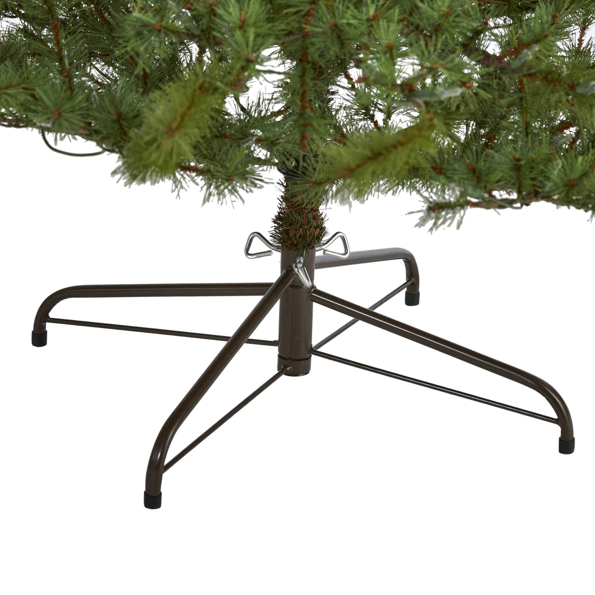 7ft. Pre-Lit Vancouver Mountain Pine Artificial Christmas Tree with Clear Lights